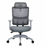 Lorell Ripley High Mesh-Back Chair with Articulating Lumbar Support, Gray (LLR63203) Each