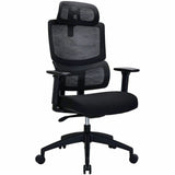 Lorell Ripley High Mesh-Back Chair with Articulating Lumbar Support, Black (LLR63202) Each