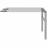 Lorell 16285 Adjustable Table Leg Bases & Returns, Silver (LLR16285) Each