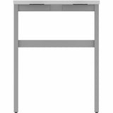 Lorell 16285 Adjustable Table Leg Bases & Returns, Silver (LLR16285) Each
