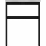 Lorell 16282 Adjustable Table Leg Bases & Returns, Black (LLR16282) Each