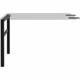 Lorell 16282 Adjustable Table Leg Bases & Returns, Black (LLR16282) Each