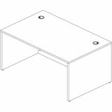 Lorell 66305 Essentials Retangular Desk Shell, Assembly Required, Modern Elm (LLR66305) Each