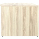 Lorell Essentials Bowfront Desk Shell, Bow Top, Assembly Required, Modern Elm (LLR66300) Each