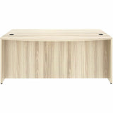 Lorell Essentials Bowfront Desk Shell, Bow Top, Assembly Required, Modern Elm (LLR66300) Each
