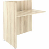 Lorell Essentials Reception Return, 1" Thickness Table Top, 41.5" Height x 42" Width x 24" Depth, Modern Elm (LLR66326) Each