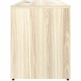 Lorell Essentials Credenza Shell, 1" Thickness Table Top, 29.5" Height x 66" Width x 24" Depth, Silver Brush, Modern Elm (LLR66312) Each
