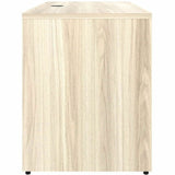 Lorell Essentials Credenza Shell, 1" Thickness Table Top, 29.5" Height x 60" Width x 24" Depth, Silver Brush, Modern Elm (LLR66313) Each