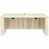 Lorell Essentials 72" Sit-to-Stand Desk Shell, 1" Thickness Table Top, 49" Height x 72" Width x 29" Depth, Modern Elm (LLR66307) Each