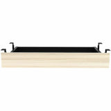 Lorell Essentials Universal Center Drawer, 5.1" Height x 16.7" Width x 28.4" Depth, Modern Elm (LLR66310) Each
