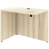 Lorell Essentials Rectangular Return Shell, 1" Thickness Table Top, 29.5" Height x 35" Width x 24" Depth, Modern Elm (LLR66322) Each