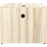 Lorell Essentials Rectangular Return Shell, 1" Thickness Table Top, 29.5" Height x 35" Width x 24" Depth, Modern Elm (LLR66322) Each