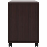 Lorell 2-Drawer Mobile File Cabinet, Espresso (LLR18247) Each