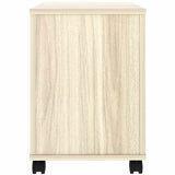 Lorell Essentials 2-Drawer Mobile Pedestal, 22.9" Height x 15.7" Width x 19.9" Depth, Modern Elm (LLR66327) Each