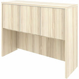 Lorell Essentials 3-Door Stack-On Hutch, 36" Height x 48" Width x 15" Depth, Modern Elm (LLR66319) Each