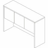 Lorell Essentials 3-Door Stack-On Hutch, 36" Height x 48" Width x 15" Depth, Modern Elm (LLR66319) Each