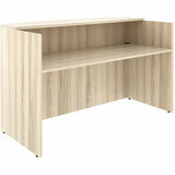 Lorell Essentials Front Reception Desk, 1" Thickness Table Top, 42.5" Height x 72" Width x 36" Depth (LLR66325) Each