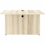 Lorell Essentials Rectangular Bridge, 1" Thickness Table Top, 29.5" Height x 42" Width x 24" Depth, Modern Elm (LLR66324) Each