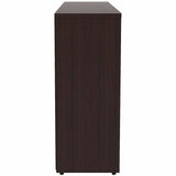 Lorell Essentials Espresso Laminate Bookcase, 36" Width x 12" Depth x 30" Height, Espresso (LLR18249) Each