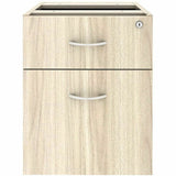 Lorell Essentials Fixed Hanging File Pedestal, 21" Height x 16" Width x 22" Depth, Modern Elm (LLR66330) Each