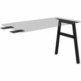 Lorell 16288 Adjustable Table Leg Bases & Returns, Black (LLR16288) Each