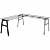 Lorell 16288 Adjustable Table Leg Bases & Returns, Black (LLR16288) Each