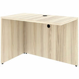 Lorell Essentials Rectangular Return Shell, 1" Thickness Table Top, 29.5" Height x 42" Width x 24" Depth, Modern Elm (LLR66321) Each