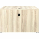 Lorell Essentials Rectangular Return Shell, Rectangle, 1" Thickness Table Top, 29.5" Height x 48" Width x 24" Depth Return Shell, Material: Laminate, Metal, Finish: Modern Elm (LLR66320) Each