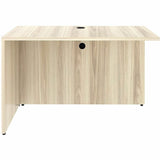 Lorell Essentials Rectangular Return Shell, Rectangle, 1" Thickness Table Top, 29.5" Height x 48" Width x 24" Depth Return Shell, Material: Laminate, Metal, Finish: Modern Elm (LLR66320) Each