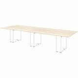 Lorell Essentials Modular Conference Table Top, 1" Height x 70.8" Width x 47" Depth, Modern Elm (LLR16335) Each