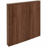 Lorell Dry-Erase Whiteboard Presentation Cabinet, Walnut (LLR69899) Each