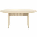 Lorell Essentials Oval Conference Table, Oval, 29.5" Height x 72" Width x 36" Depth, 1.3" Thickness Table Top, Modern Elm, Mahogany (LLR66370) Each