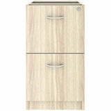 Lorell Essentials 2-Drawer Fixed Pedestal File Cabinet, Modern Elm (LLR66332) Each