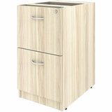 Lorell Essentials 2-Drawer Fixed Pedestal File Cabinet, Modern Elm (LLR66332) Each