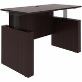 Lorell Essentials 60" Sit-to-Stand Desk Shell, 49" Height x 60" Width x 29" Depth, 1" Thickness Top, Espresso (LLR69641) Each
