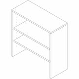 Lorell Essentials Stack-On Bookshelf, Stackable, Modern Elm (LLR66334) Each