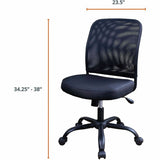 NuSparc Soho Mesh-Back Task Chair, Black, Fabric Seat Material, Mesh Back Material, Metal Frame Material (NPRFCH302MFNBK) Each