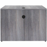 Lorell Weathered Charcoal Laminate Desking, 29.5" Height x 42" Width x 24" Depth (LLR69529) Each