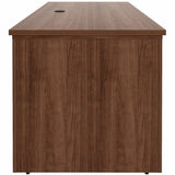 Lorell Essentials 72" Sit-to-Stand Desk Shell, 49" Height x 72" Width x 29" Depth, 1" Thickness Top, Finish: Walnut (LLR69642) Each