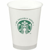 Starbucks WPS Branded Hot Cups, 12 fl oz, White, Recycled (SBK05871) Case of 920