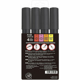 POSCA PC-5M WaterBased Paint Marker, Assorted Ink, Erasable, Washable, Water Based, Multipurpose, 4/Pack (UBC319392000) Pack of 4