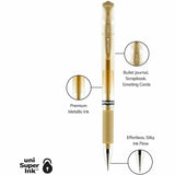 uniball Gel Impact Metallic Ink Pen, Gold, Metallic Ink, 1 mm Bold Pen Point, Gel-based, 12/Dozen (UBC60767) 1 Dozen