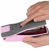 Swingline Optima 25 Reduced Effort Stapler, Pink, Staples Upto 25 Sheet, Holds Upto 210 Staple, Full Strip, Plastic, Metal (SWI66401) Each