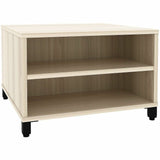Lorell Modular Reception Table, Square Top, Height Adjustable, 24" W x 24" D, 20" H, Modern Elm (LLR69205) Each