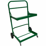 Five Star Products Recycling Cart for Bins, 220 lb Load Capacity, Aluminum, Green  (FSP002) Each