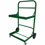 Five Star Products Recycling Cart for Bins, 220 lb Load Capacity, Aluminum, Green  (FSP002) Each