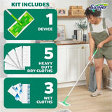 Swiffer Sweep and Mop Deluxe, 2-in-1 Floor Mopping and Sweeping Kit (PGC16519) Each
