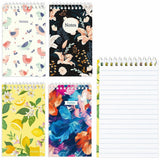 Rediform Xtreme White Memo Book, White Paper, Assorted Cover, Wire Bound, 60 Sheets, Printed, Compact, 4/Each (RED31160) Pack of 4