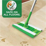 Swiffer Sweeper Wet Cloths, Residue-free, White, 24/Pack (PGC75588) Pack of 24