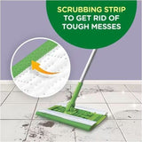Swiffer Sweeper Wet Cloths, Residue-free, White, 24/Pack (PGC75588) Pack of 24